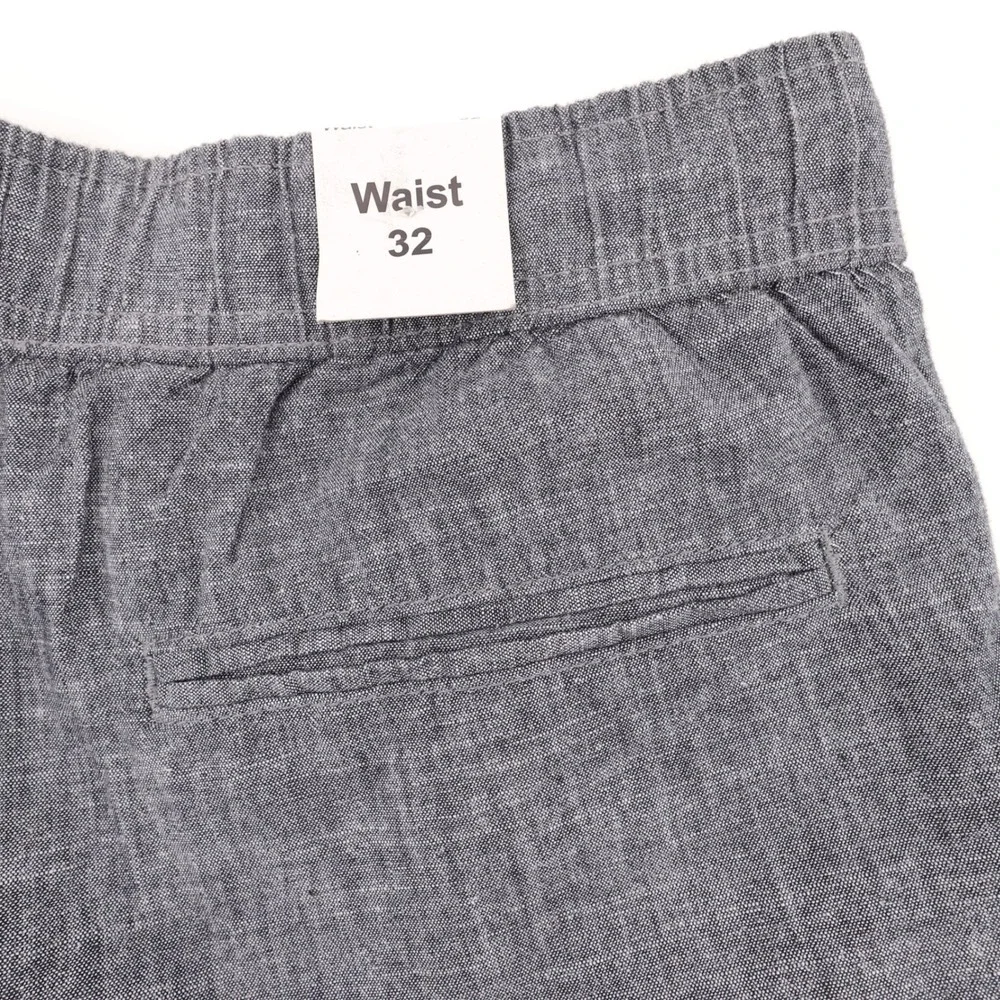 NEW Banana Republic Tailored Slim Fit Stretch Shorts Gray Mens 32 Drawstring